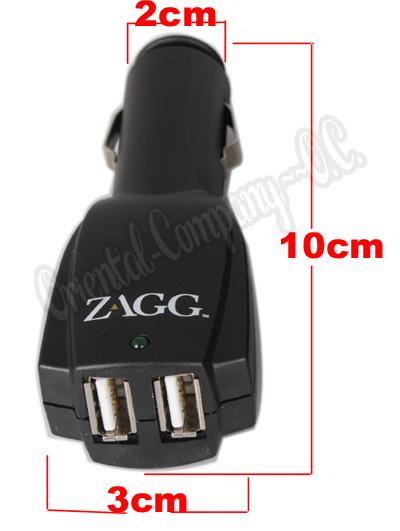Ipad Zagg on New In Box Zagg Dual Usb Car Charger For Iphone Ipad   Ebay