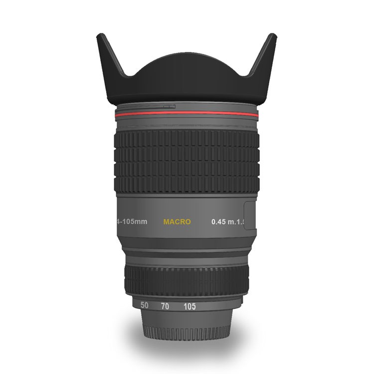 Camera Lens Mug Photographer's Cup and Biscuit Holder eBay