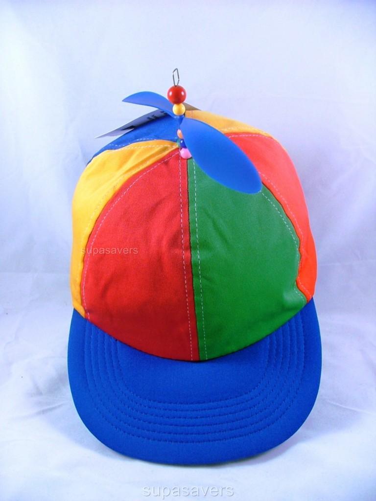 HELICOPTER PROPELLER HAT CAP RAINBOW COLOUR NEW CRAZE eBay