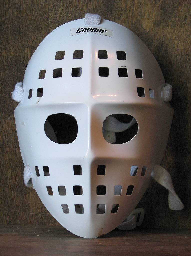 VINTAGE COOPER SM6 STREET HOCKEY GOALIE MASK KEN DRYDEN BERNIE PARENT