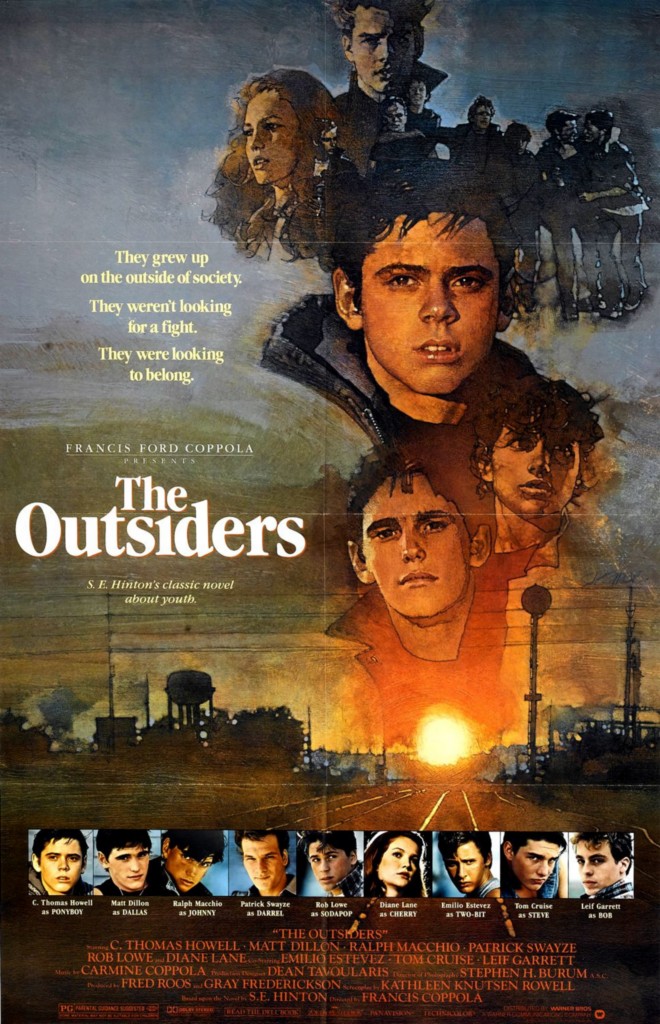 The Outsiders 8x10 11x17 16x20 24x36 27x40 Movie Poster Vintage Tom