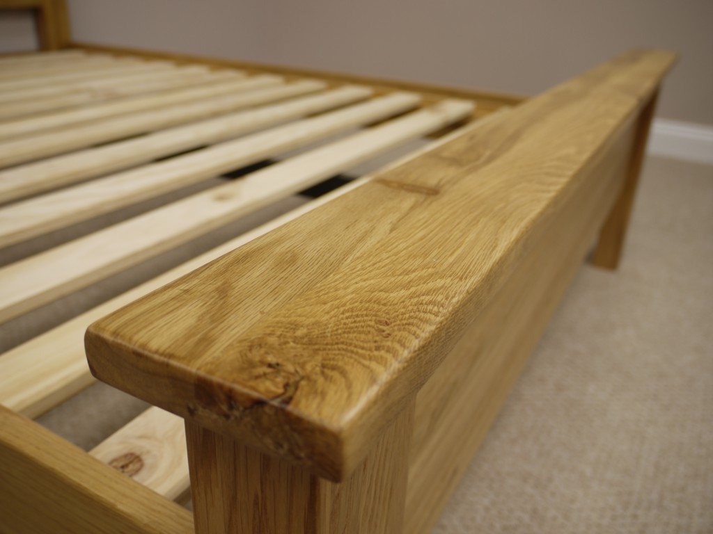 SOLID OAKLAND CHUNKY OAK BED FRAME / 5' KING SIZE BEDSTEAD *SOLID WOOD