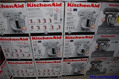 Kitchenaid Ravioli Maker on New In Box Kitchenaid Artisan Stand Mixer   Buttercup   Ebay