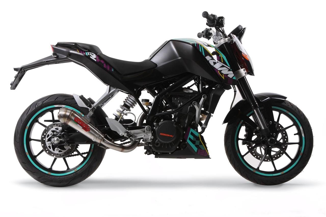 KTM Duke 200 1112 GPR Exhaust Systems Powercone Slipon Muffler