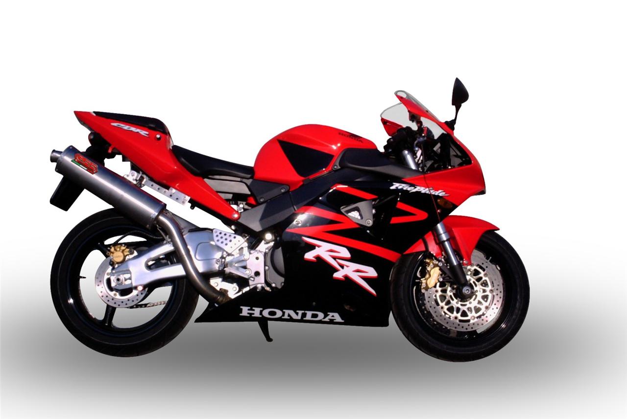 Honda cbr high mount exhaust #2