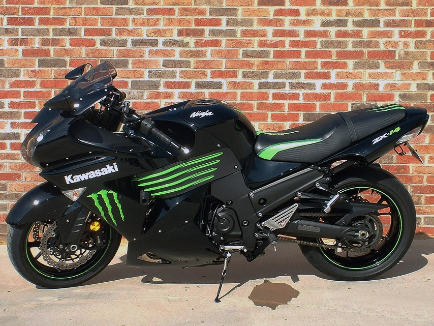 Kawasaki ZX14R ZZR 1400 20062011 Luimoto Monster Edition Seat Cover eBay