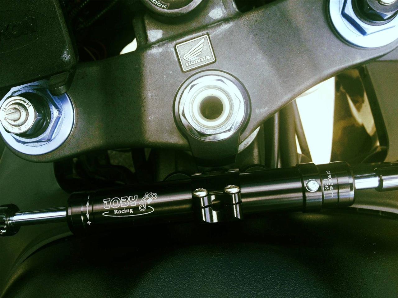 Honda CBR900RR 954RR 0203 Toby Steering Damper Stabilizer & Mount Kit