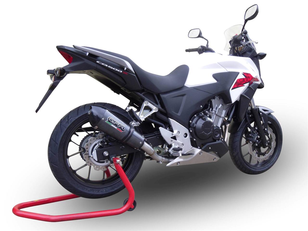 Honda CB500X CB 500X 1314 GPR Exhaust Full System With GPE CF Muffler Silencer eBay