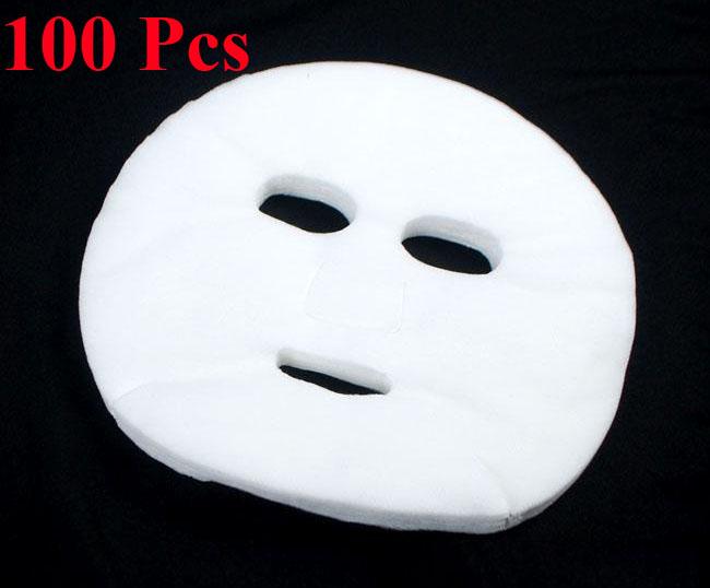 100pcs Skin Care DIY Fiber Facial Mask Paper Sheet + Eyes Mask eBay