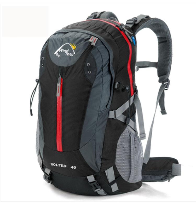 New 40L Internal Frame Backpack Travel Hiking Camping Bag Rucksack W