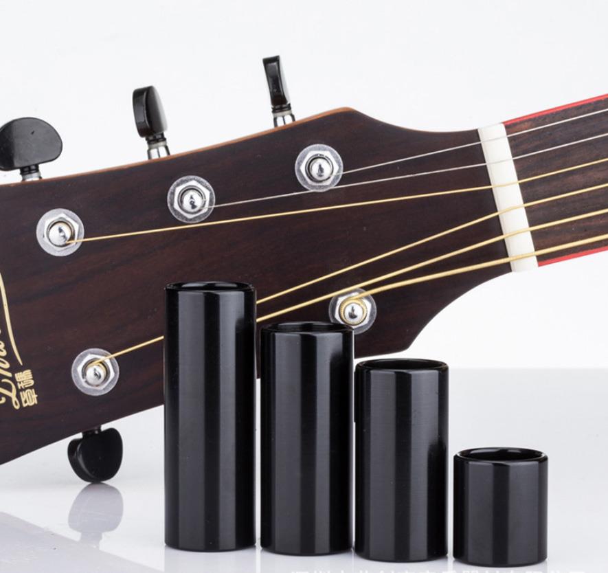 Stainless Steel Guitar String Slide Finger Tube black eBay