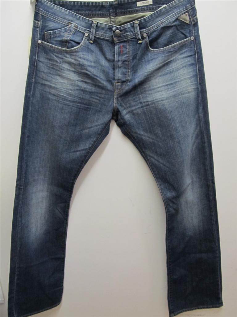 Replay AMMOND Mens M904A 118 330 009 Slim Bootcut Jeans BRAND NEW WITH