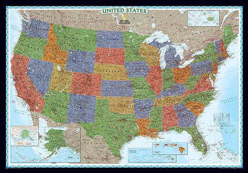 USA/UNITED STATES MAPS - GIANT SIZE WALL POSTERS MURALS | eBay