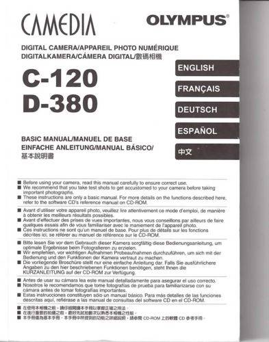 d380 manual olympus