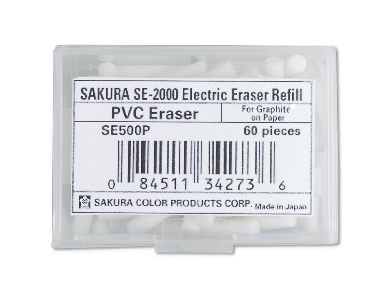 Sakura Electric Eraser Refills White Eraser Strips 60/BX SE500P 84511342736 eBay
