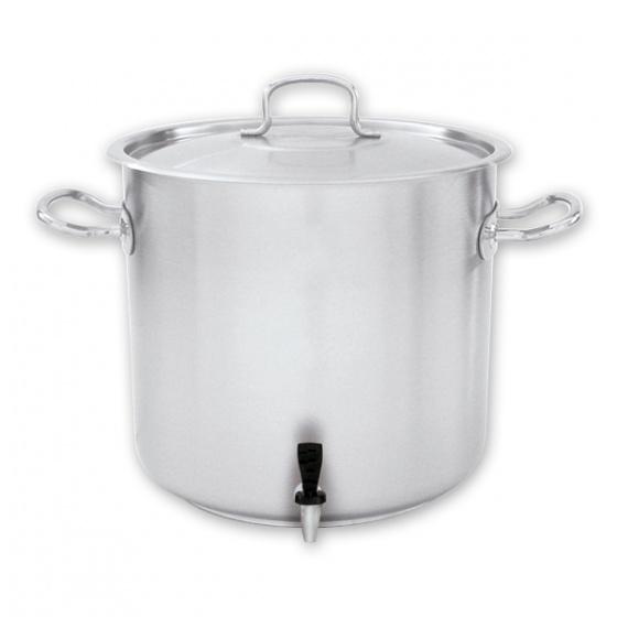 Stock Pot with Tap 33.6lt Stainless Steel "Pujadas" eBay