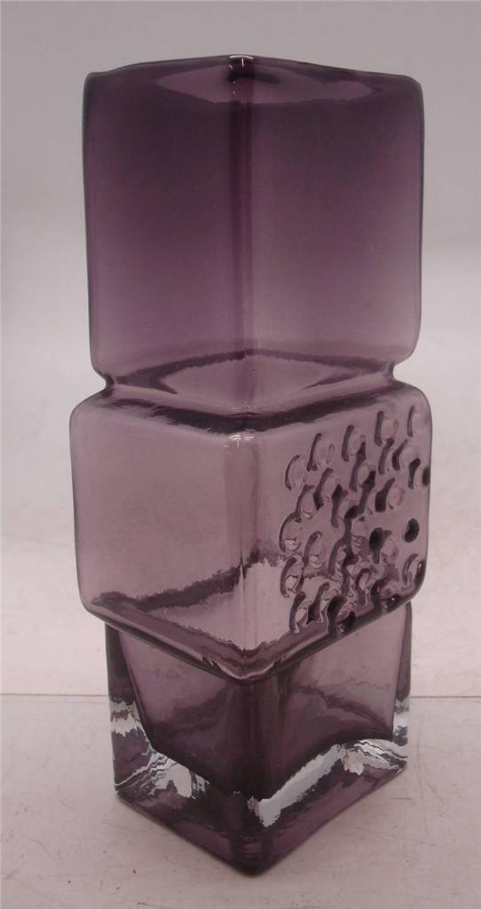 Whitefriars Drunken Bricklayer Art Glass Vase Choice of 5 Colours eBay