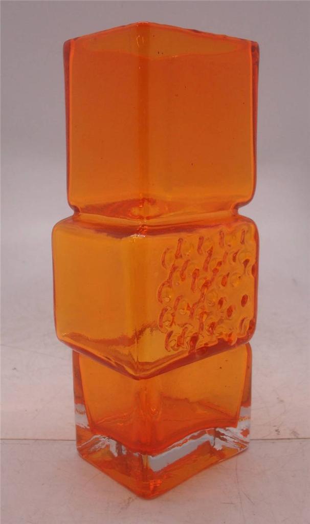 Whitefriars Drunken Bricklayer Art Glass Vase Choice of 5 Colours eBay