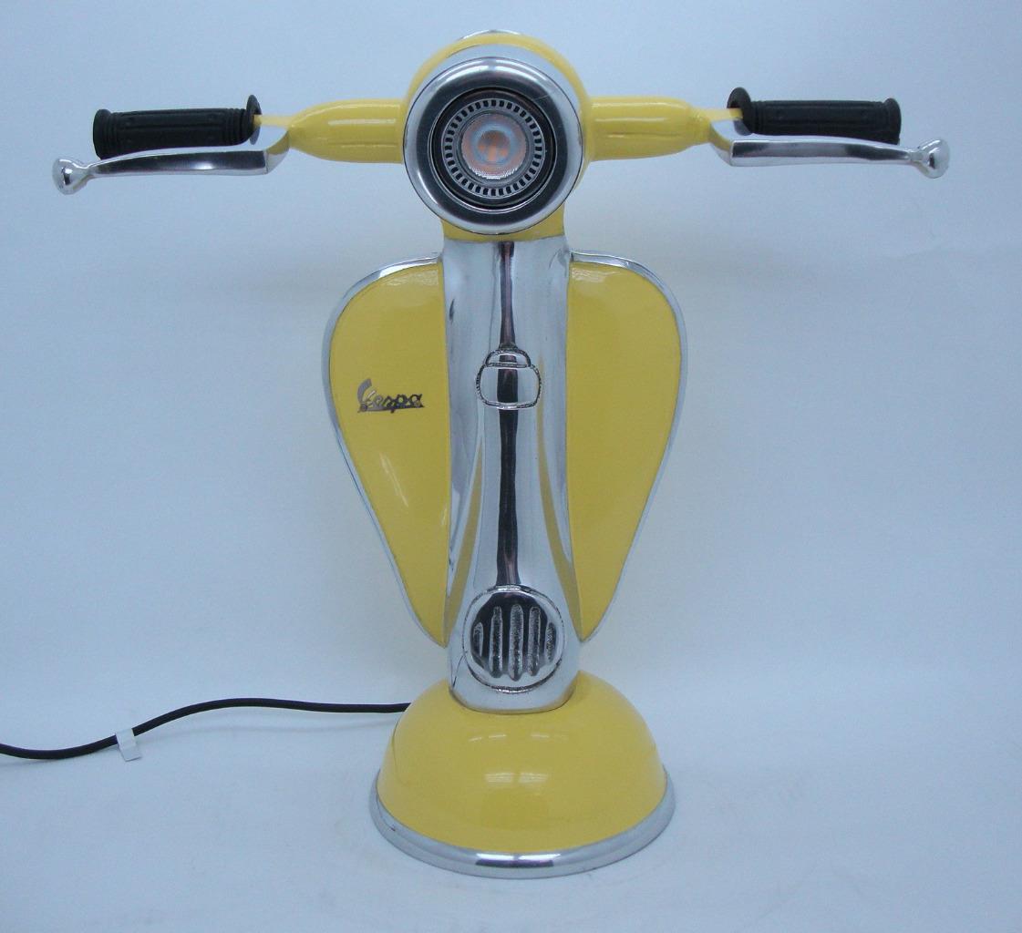 'Vespa' Table Lamp Choice of 6 Colours LED Bulb Included H 41cm