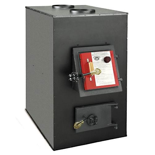 Hotblast Warm Air Wood Furnace & Twin 550 CFM Blower