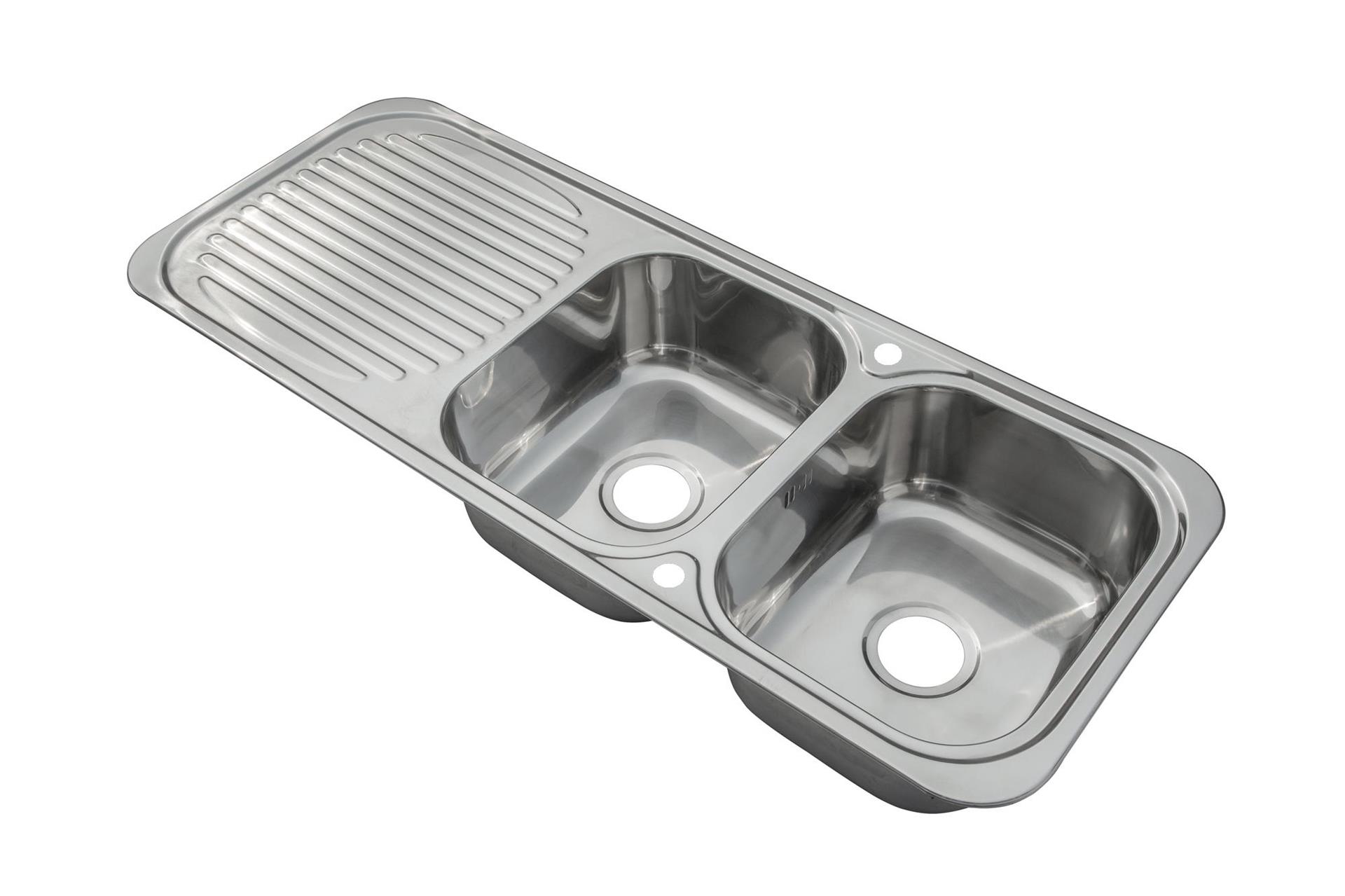 Discounted Stainless Steel Inset Topmount Kitchen Sink Choice 1.0 or 1.