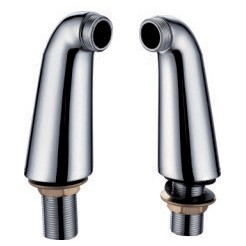 140mm Tall Bath Tap Elbow Pillar Adapter Legs Pair Of 140mm Tall Chrome Elbow Pillar Adapter Legs For A Bath Mixer Tap