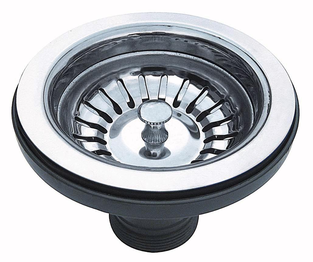 Kitchen Sink Waste | kitchen sink chrome strainer waste plug for 90mm waste Kitchen Sink Waste | kitchen sink chrome strainer waste plug for 90mm waste