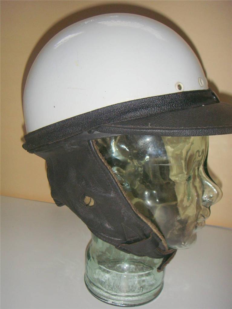 RARE VINTAGE CLASSIC 50S SLAZENGER PEAKED PUDDING BASIN CRASH HELMET