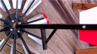 30" Unassembled Windmill Head Kit for DIY 8' Decorative Windmill