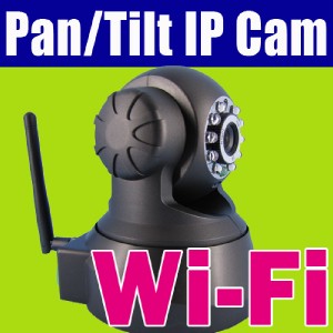 Wireless IP Camera Wifi Pan Tilt Mic IR Night FTP EMAIL