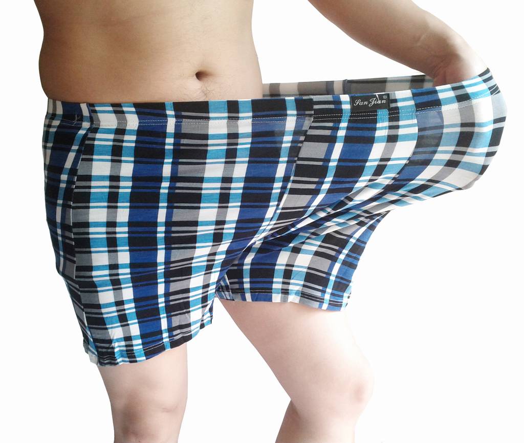 2014 new 1 pair Mens Underwear Bamboo Boxer Briefs Size 4XL/5XL 40"52