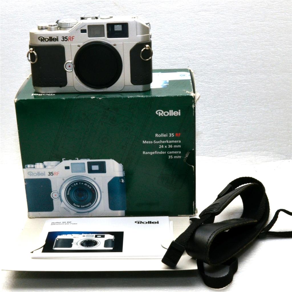 Rollei 35 RF Rangefinder/ Telemetro Leica M Mount Scatola e Istruzioni