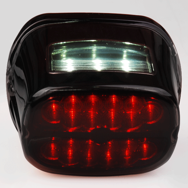 Smoke Tail Brake LED Light Stop Lamp Rear Fits Harley Road King Custom