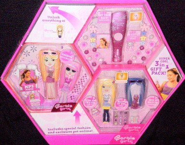 Barbie Girl  on New Barbie Girls Mp3 Pink Player 512mb Deluxe Gift Set 027084483017