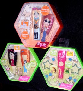 BLUE BARBIE GIRLS MP3 PLAYER +MIX & MATCH FASHION SETS!