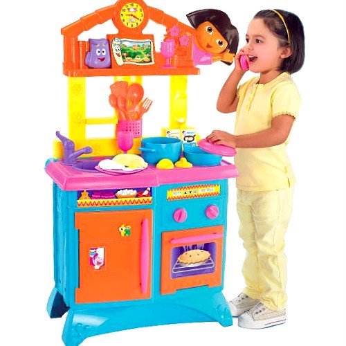 Dora the Explorer Talking Folding Kitchen Stove Dishes eBay