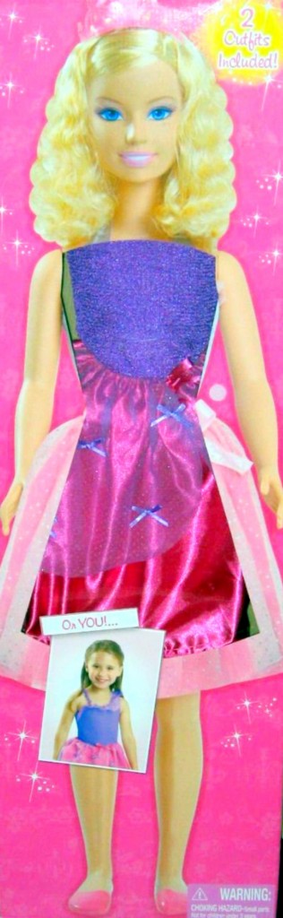 New My Size Barbie Doll 38 inches Tall Bonus Two Wear Share Outfits HTF