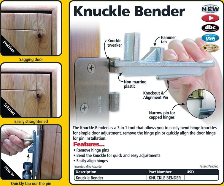 FastCap Knuckle Bender Door Hinge Adjustment Pin Remover Specialty 3 in