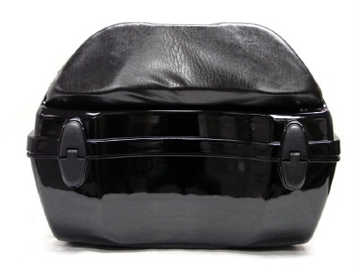 Motorcycle Trunk Luggage on Hard Scooter Motorcycle Luggage Trunk Top Case Storage Box Black