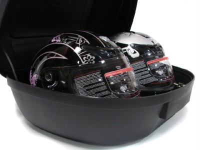 Motorcycle Trunk Luggage on Matte Black Universal Motorcycle Scooter Trunk Luggage Top Case Tail