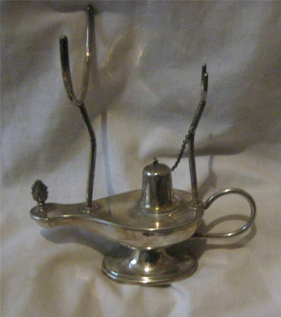 vintage silver plate brandy warmer eBay