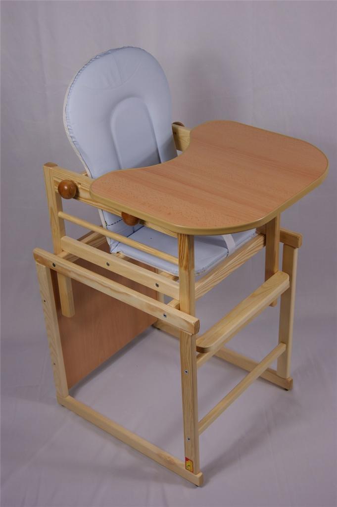 Exclusive Wooden High Chair Toddler Child's Table & Chair Boy Girl