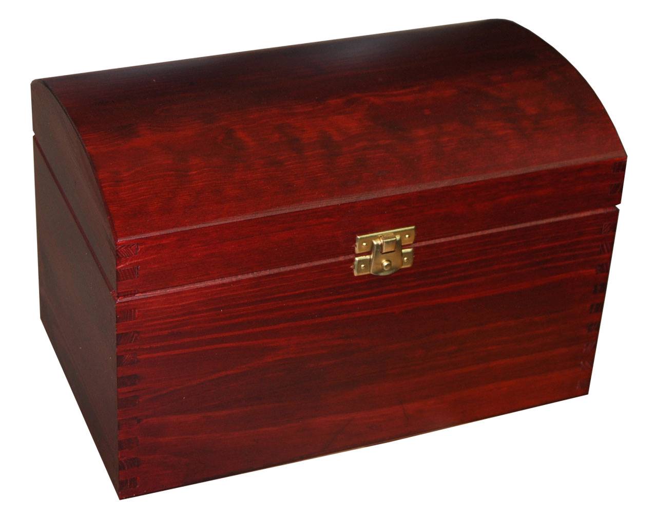 large wooden treasure chest toy box