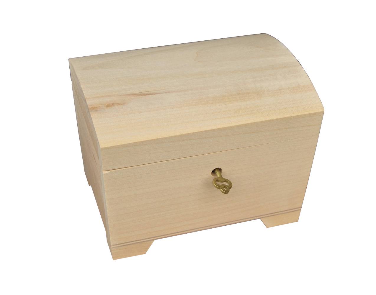PLAIN WOOD / WOODEN BOX HINGED LOCKABLE JEWELLERY PSK20 eBay