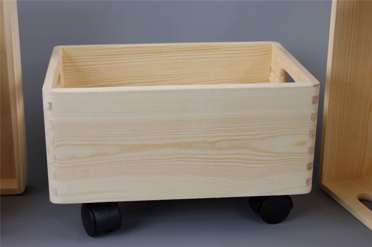 wooden toy box small