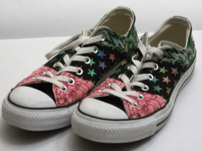 Converse Womens on Womens 9 Converse All Star Chuck Taylor Graphic Oxfords Tennis
