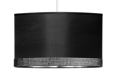 Black Ceiling Light on Black Ceiling Light Shade Diamante Detail Pendant Light Shade 36cm Dia