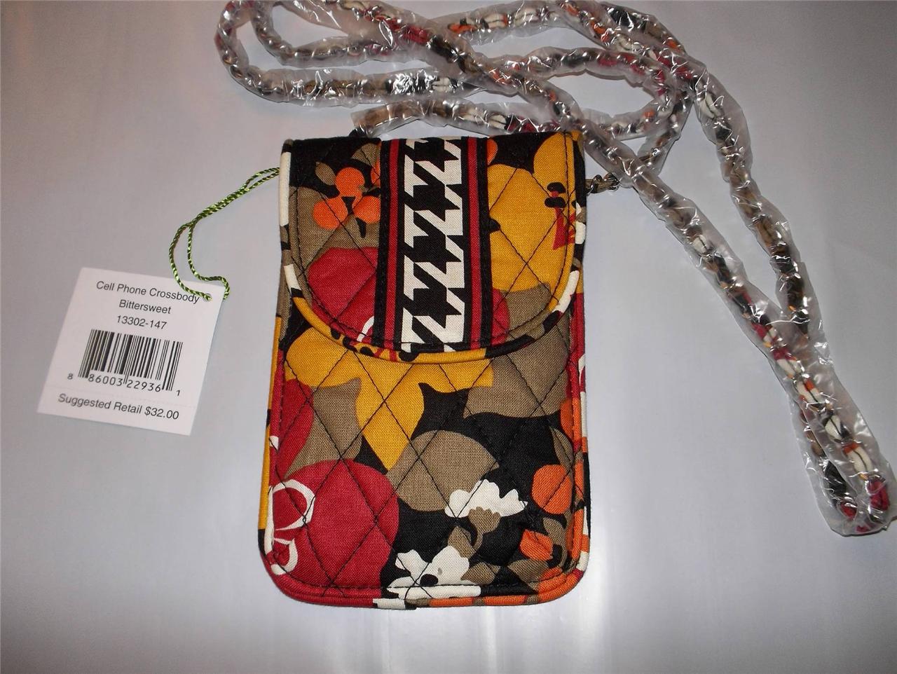 NWT Vera Bradley Cell Phone Crossbody Hipster Bag in MultiColors