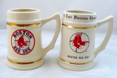 Boston Fine Jewelry on Vintage Boston Red Sox 1975 East Division Champions Mugs  Steins