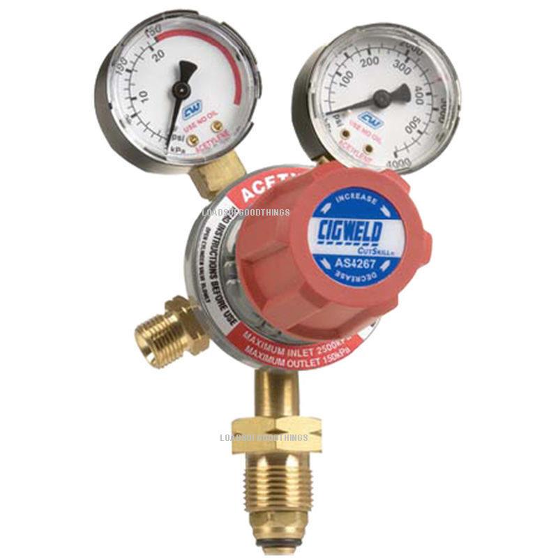 ACETYLENE GAUGE REGULATOR CIGWELD CUTSKILL 250 OXYGEN OXY WELDING GAS